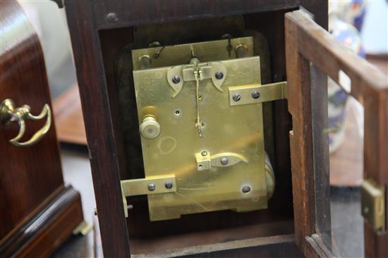 A William IV rosewood bracket timepiece, 13.5in.